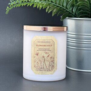 BBW Flowerchild Bath & Body Works Single Wick Candle